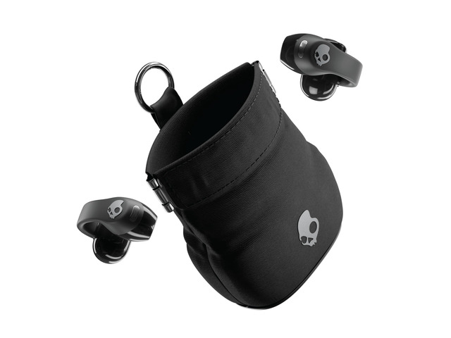 Push 720 Open Wireless Open-Ear Bluetooth Earbuds - True Black Waterproof, Clip-On Lightweight Design, 30 Hours Battery, Wireless Charging Pouch,...