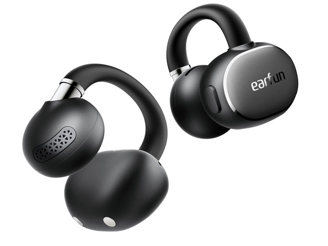 Clip 2 Open Ear Earbuds, Clip On Headphones, AI Translation Earbuds LDAC, Hi-Res Audio, Bluetooth 6.0 for Running, Workout, 12mm Titanium Driver, 4...