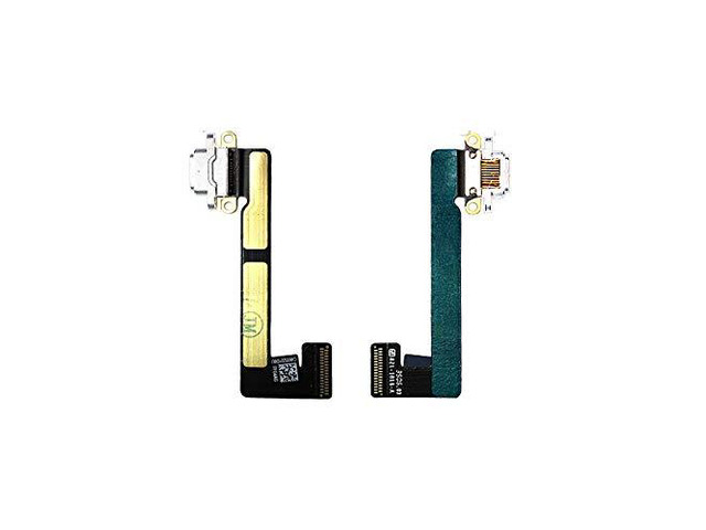 USB Charger Charging Port Dock Connector Flex Cable Replacement for iPad mini 2/iPad mini 3 A1489 A1490 A1491 A1599 A1600 USA (White)