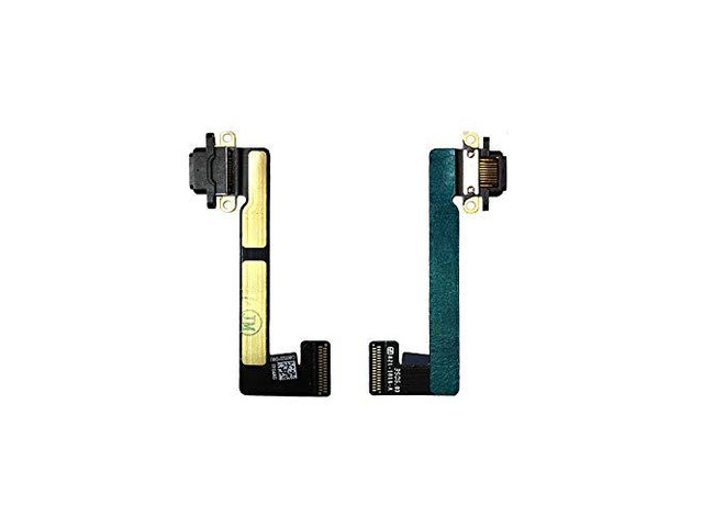 USB Charger Charging Port Dock Connector Flex Cable Replacement for iPad mini 2/iPad mini 3 A1489 A1490 A1491 A1599 A1600 USA (Black)