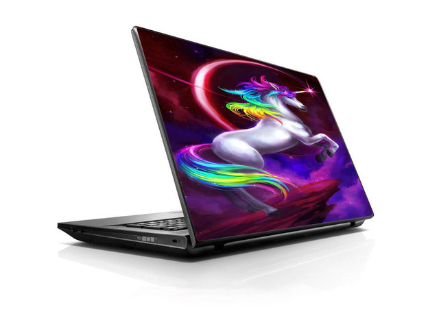 15 15.6 inch Laptop Notebook Skin Vinyl Sticker Cover Decal Fits 13.3' 14' 15.6' 16' HP Lenovo Apple Mac Dell Compaq Asus Acer Unicorn Rainbows Space