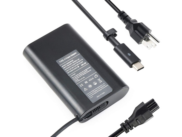 AC Adapter Charger for Dell Inspiron Chromebook 14 (7486) 2-in-1, P94G. by USA