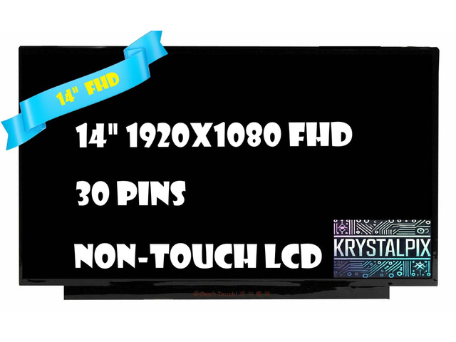 New LCD Display FITS- Replacement LCD INNOLUX N140HCE-EN2 REV. C2 C2 for Asus GA401IH-BR7N2BL LCD Screen 1920x1080 14' 30 Pins 60Hz LED Display...