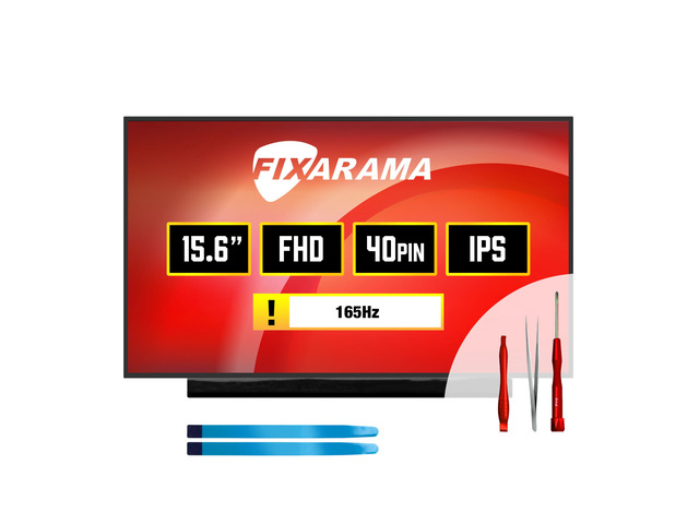 Screen Replacement for Lenovo FRU 5D11D69629 SD11D69628 Grade A+ 40pin 165Hz FHD 1920x1080 Matte IPS Non-Touch 15.6' LED LCD Display with Tools Tape