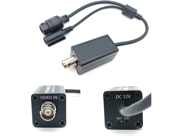 AHD/TVI/CVI Signal Source Camera to IP Camera Converter 2MP 1080P Full HD, ON-VIF Protocol, RJ45 Output for NVR Systems
