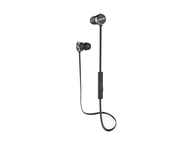 UN102 Upbeat in-Ear Wireless Bluetooth with Microphone, Around The Neck, in-Ear Bluetooth, Magnetic Earbuds, 7hr Playtime, (TAUN102) Black