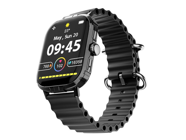 FIT X2 Smartwatch + Fitness Tracker 2' Large IPS LCD Display, Heart Rate, Blood Oxygen, Sleep Quality & More, 100+ Exercise Modes, GPS Route...