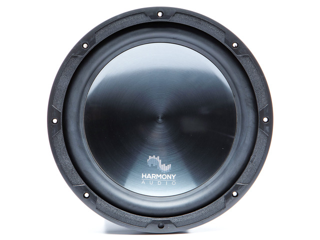 12' Subwoofer Single 4 Ohm 600 Watt Rhythm Series Budget deep bass upgrade, easy wiring, durable cone build, great first system, 12 inch size