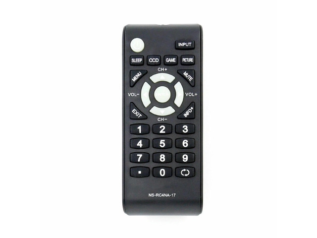 NS-RC4NA-17 TV Remote Control for Insignia TV in Living Rooms or Rooms Size approximately About 5 x 2 x 1 in, Replacement Remote Compatible Models...