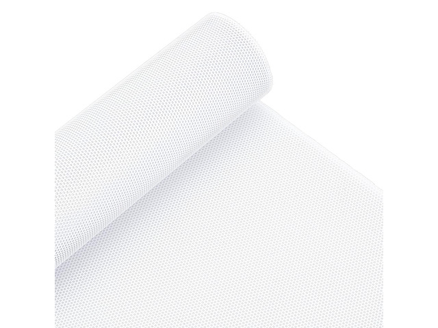 78.7x11.8 Inch PC Dust Filter Roll, White PVC Dustproof Mesh Filter Cover Fan Grills for Computer Chassis Speakers, Hole:1.5mm