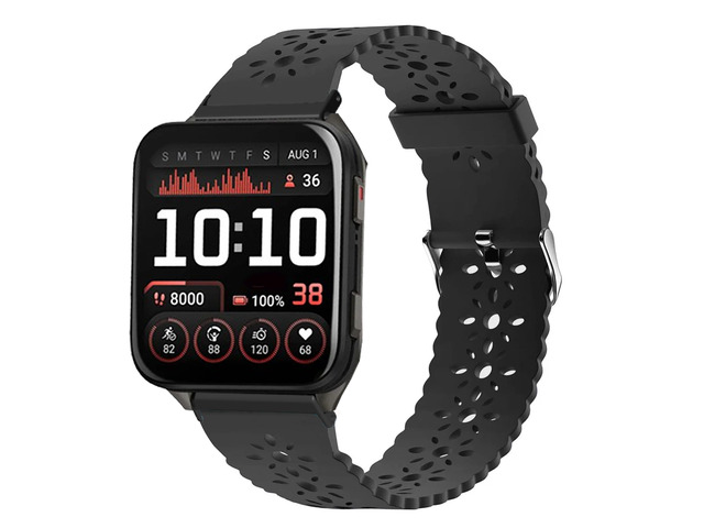 Compatible with Garmin Venu X1 Bands, Quick Release Silicone Lace Slim Thin Hollow-Out Replacement Straps Compatible with Garmin Venu X1 Smartwatch