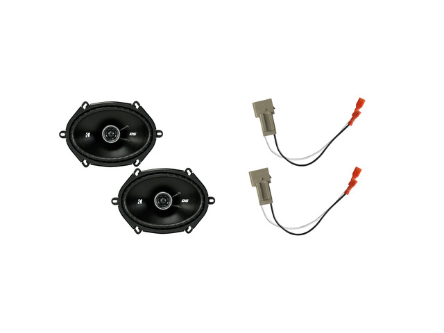 Speakers 6X8 inch for Ford F-250/F-350/F-450/F-550 1999-2004 Upgrade Kit - 2 Pack of CS Series with Harness, Coaxial Car Audio Front Door or Rear...