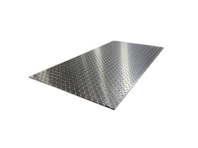 125' Aluminum Diamond Plate Polished, 24' x 48', 1/8th inch Thick, 3003 Alloy - Garages, Trailers, Workbench, Projects