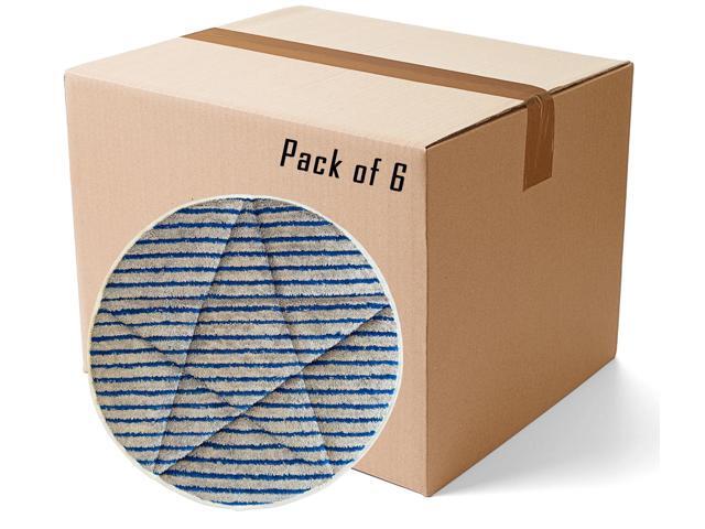 21' Microfiber Scrubber Carpet Bonnets 6 Pack