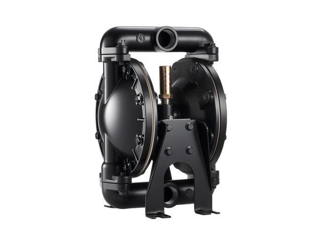 Air Operated Double Diaphragm Pump, 35 GPM, 1 inch Inlet & Outlet Pneumatic Waste Oil Transfer Pump, Max 114 PSI, Aluminum Alloy Body, Air-Operated...