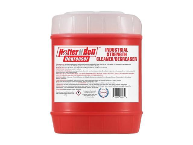 5 Gallon Industrial Degreaser - Melts Oil, Grease, and Carbon - Commercial Grade Cleaner for Equipment, Concrete, Shop Floors & Engines