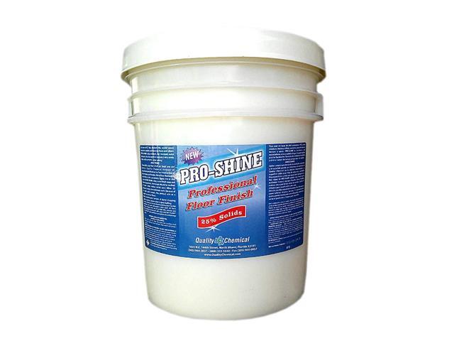 Pro Shine High Solids Commercial Wet-Look Floor Finish Wax - High Shine Floor Cleaner, Future Floor Wax - Floor Wax for VCT Tile Floors, Polish &...