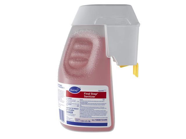 101105267 Final Step Sanitizer, No Rinse Food Contact Sanitizer for Dishes, Utensils & Equipment, For Home & Commercial Use, Unscented, Concentrate.