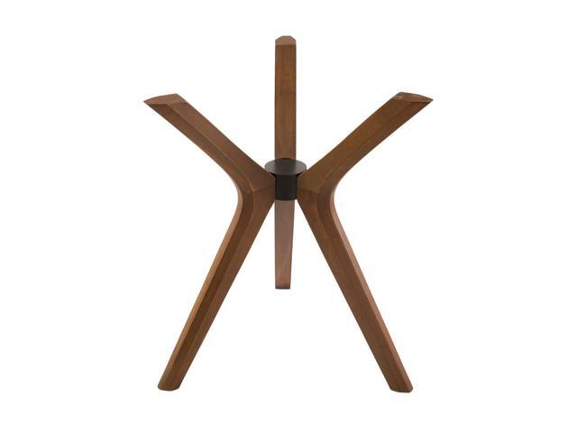 Mid Century Modern Dining Table Base Only, Pedestal Table Bases, Wooden Legs for Kitchen Tables, Glass Top Wood Top Assembly Tools Available (Wood...