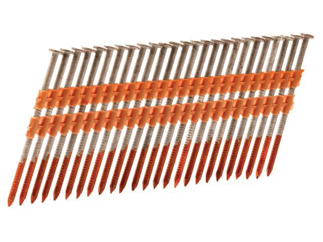 Framing Nails 3-Inch x.120 21 Degree Full Round Head Ring Galvanized 4,000 Count 10302HPT