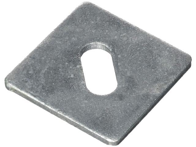 Hot-Dip Galvanized Square Washers, Durable & Secure Stainless Steel Metal Hardware Plates for DIY, Home Improvement, Construction, 5/8 x 3 x 3 x.