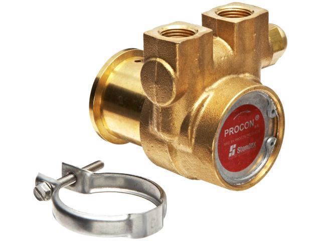 102A140F11PA Brass Rotary Vane Pump, 3/8' NPTF, 154 GPH