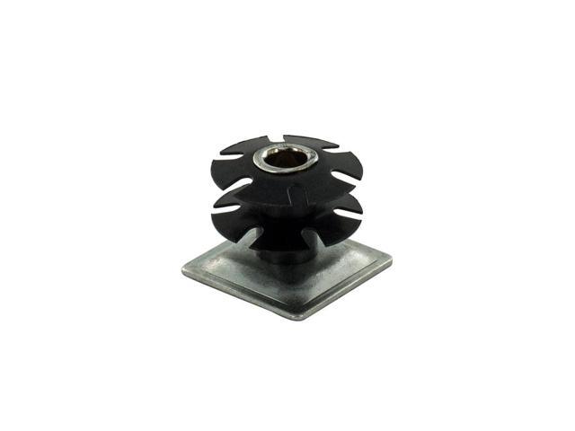 Industries Double Star Threaded Caster Insert Heat Treated Steel Fits 1-1/4 Inch Square 16-18 Gauge Tube Thread: 3/8-16 100 Pack