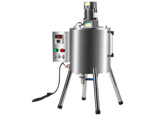 Heating Mixing Filling Machine,30L Paste Liquid Filling Machine Stainless Steel Stirring Tank Cream Liquid Filler Machine Paste Filler Lipstick...