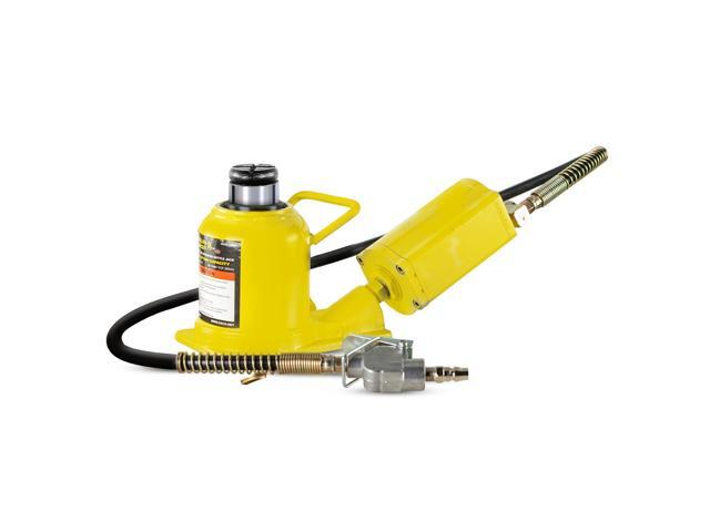 10399 Yellow Jackit Air Hydraulic Bottle Jack, 20 Ton Capacity, 10.25 Inch Height 14 Inches Height