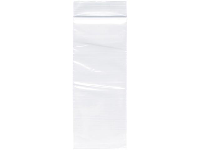 2' x 5' (Case of 12,000), 2 Mil Zipper Reclosable Plastic Bags