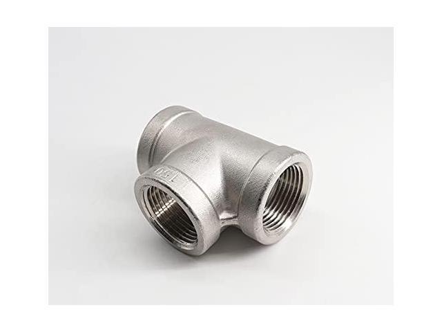 4' Tee Threaded Stainless Steel 304