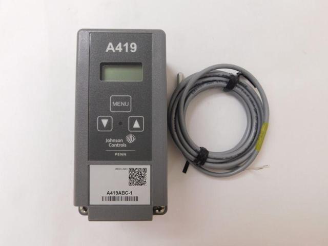 A419ABC-1 C Electronic Thermostat Bulb 1/4 X 2 Temp -30-212 Johnson Control A419Abc1C 881200