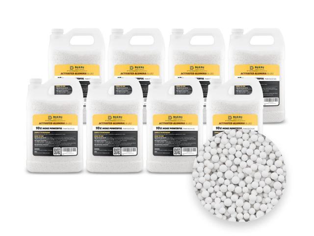 [48 LBS] Activated Alumina Desiccant Beads High-Capacity Moisture Absorber, Rechargeable Humidity Control for Industrial & Home Use