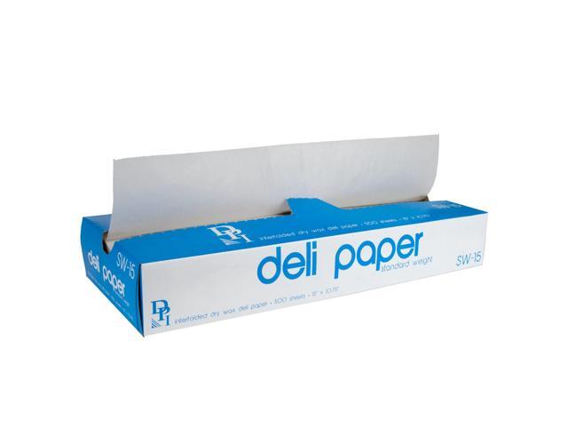 Standard Weight Deli Sheets 15' x 10-3/4', 500 Sheets (Pack of 12)