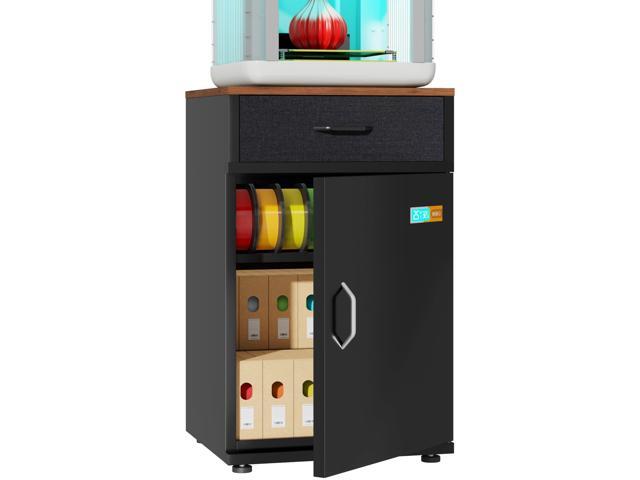3D Printer Stand for P1S Filament Storage Moisture-Proof,25% RH Control 40 Rolls Filament Dehumidification Cabinet 3D Printing Sealing and...