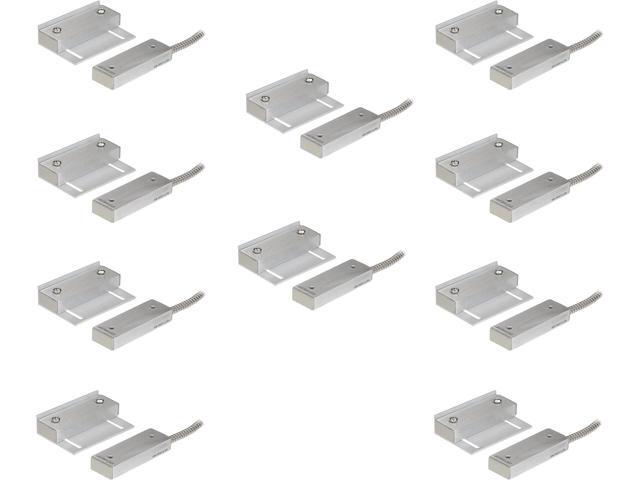 SM-4601-L3Q Pack of 10 Industrial Wide-Gap Magnetic Contact Switches, 3' Operation Gap NO/NC, Open/Closed Loop (3 Wires)