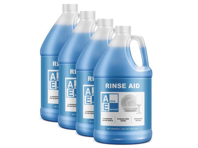 Dishwasher Rinse Aid - 4 Gallon - Extra Strength Eliminates Water Spots - Streak Free Shine - Enhances Drying - Dishwasher Rinse Aid Liquid