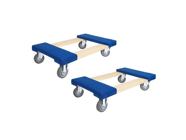 Furniture Dolly 30' x 18' I 4 Wheels Heavy Duty Moving Dollies Fully Assembled Wooden Moving Cart with Large Wheel Casters Heavy Duty Dolly Cart...
