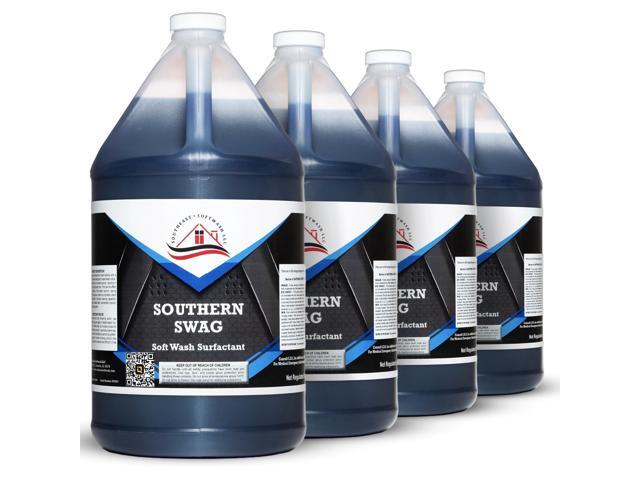 Southern Swag - Professional Exterior House Cleaner, Siding Cleaner & Roof Wash Surfactant for Pressure Washing & Soft Wash Applications Fresh...