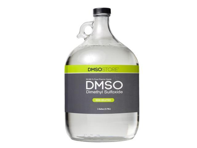 DMSO Liquid 1 Glass Gallon Jug, Pure 99.995% Pharma Grade, Non-Diluted, Low Odor, Dimethyl Sulfoxide