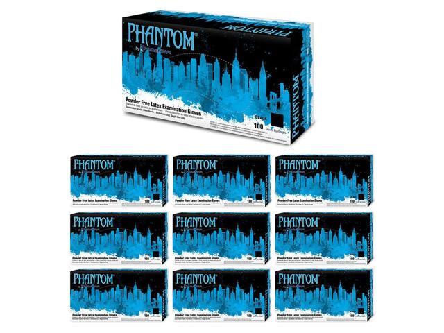 Phantom 6 mil Latex Powder Free Exam Gloves (Medium-1000)