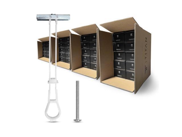 400-Pack 1/4'-20 Heavy Duty Quick Toggle Anchors with Bolts Bulk Set for Drywall, Metal Studs, and Concrete Block Holds 260+ Lbs. 400 Toggles.