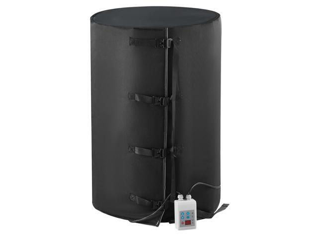 Metal Drum Heater, 1300 Watt, Pail Heating Band for 55 Gal Barrel, 0-145 Adjustable Thermostat, Waterproof Oxford Fabric High Efficiency Grease Keg.
