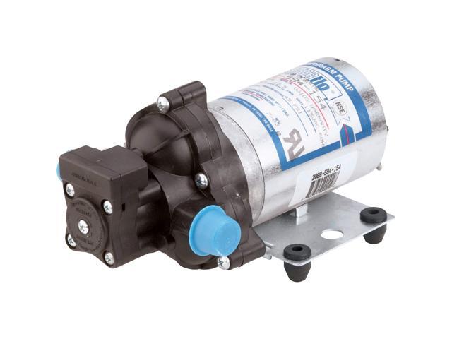 PENTAIR 2088-594-154 Industrial Diaphragm Water Pump, 3.3GPM, 115VAC, Self Priming, 45PSI, 1/2in Male Parallel Thread, Polypropylene Housing,...