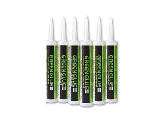 Green Glue Noiseproofing Compound - 6 Tubes,net wt 28 fl. oz(828 ml)