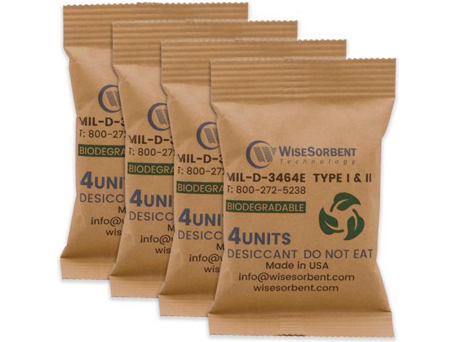 Kraft Clay Desiccants Packs for Safe, 132 Gram 70 Packs Dehumidifier for Gun Safe, 4 Unit Military Grade Moisture Absorbers, Conforms to...