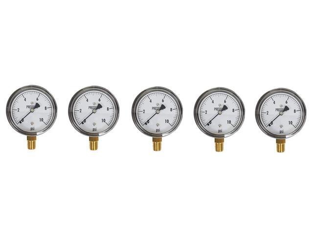 KC25-10# Low Pressure Gauge 10 PSI (5)