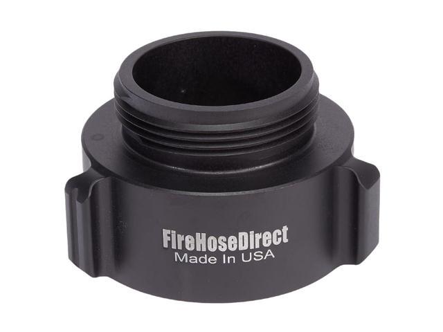 Aluminum 3' Female NPT to 2 1/2' Male NH Fire Hose Adapter