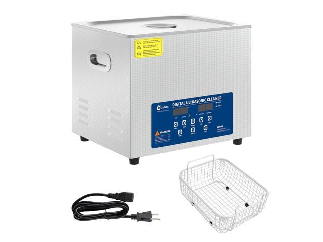 2.6 Gal (10L) Commercial Ultrasonic Cleaner, 40kHz Professional Stainless Steel Machine with Digital Timer, Heater & 3 Cleaning Modes Ideal for.