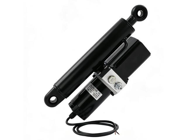 12V 8' Heavy Duty Hydraulic Linear Actuator Electric Hydraulic Motor 4409Lbs Compatible with Dump Trailers, Lift Tables, Solar Tracking System,...